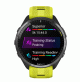  Forerunner® 965 - Carbon Grey DLC Titanium Bezel with Black Case and Amp Yellow/Black Silicone Band - 010-02809-12 - Garmin
